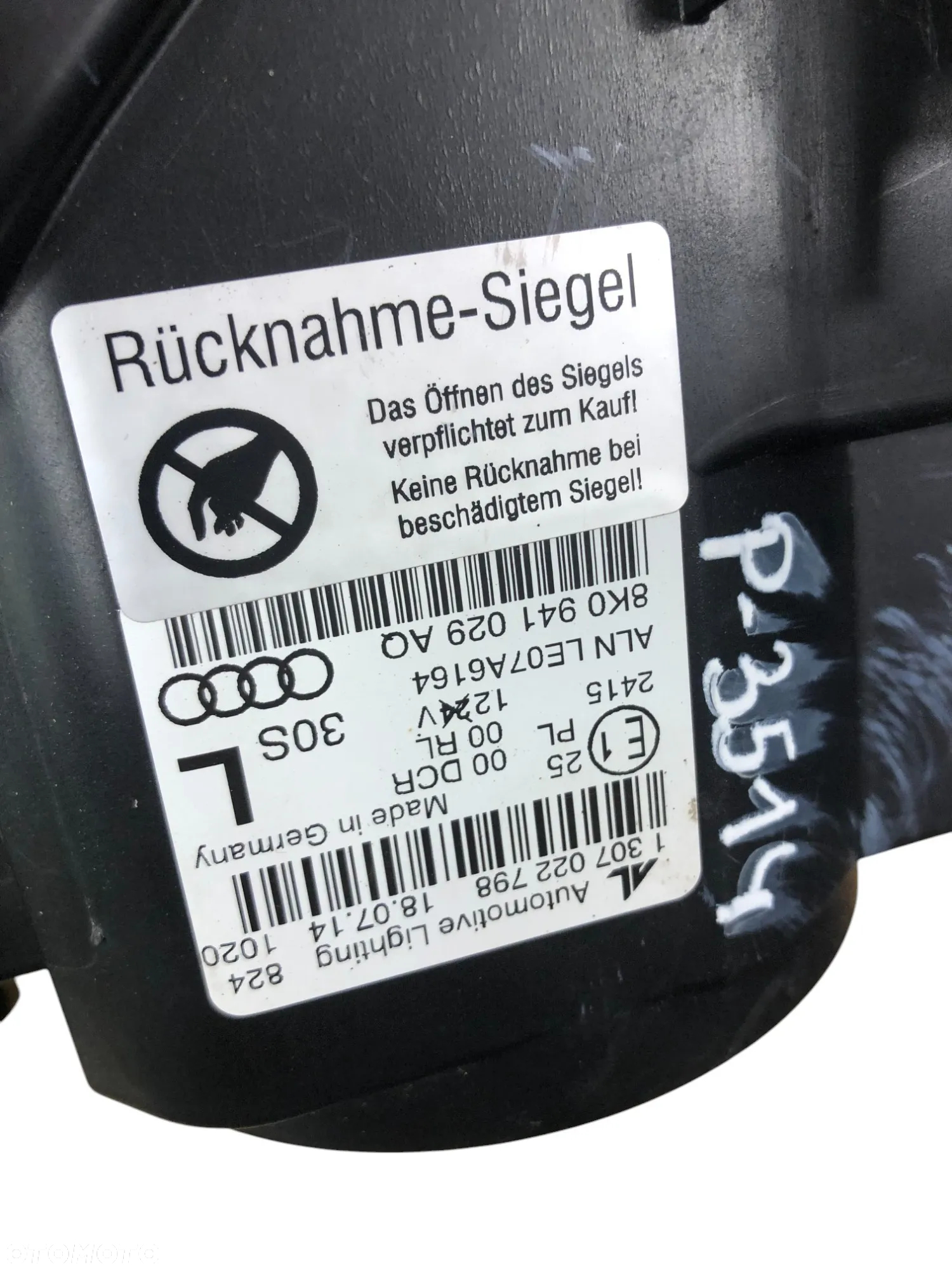 Lampa Lewa Przód 8K0941029AQ Bi-Xenon Europa Audi A4 B8 (2007 – 2015) - Gwarancja Wysyłka - 7