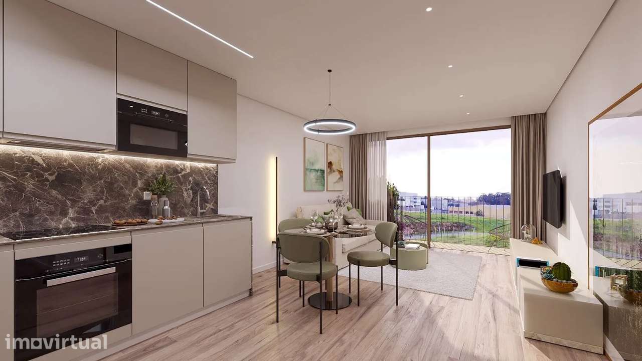 Apartamento T1 novo, jardins da seara 2º piso a poente - Grande imagem: 4/22