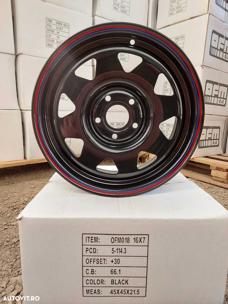Janta 16X7J 5X114.3 ET+30 Dacia DUSTER Off-Road - 2