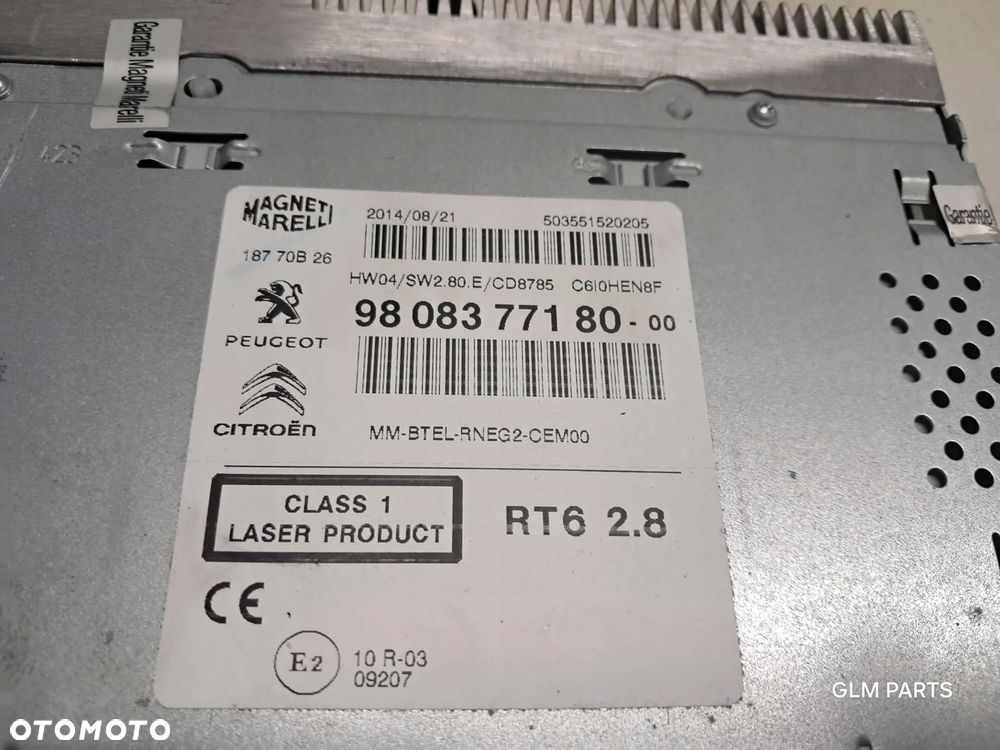 citroen c4 ii b7 ds4 radio z nawigacją 9808377180 navi - 8