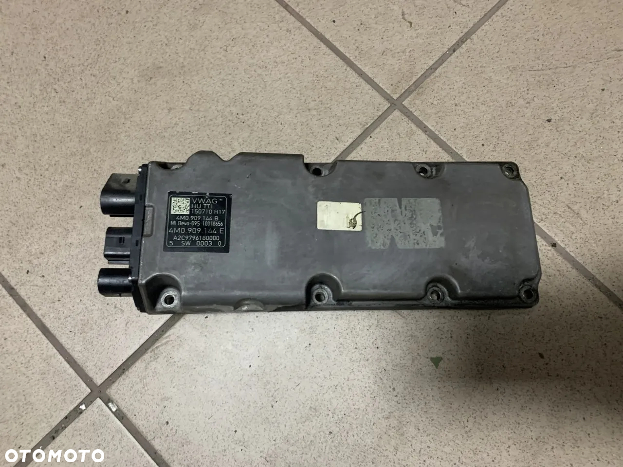 Moduł sterownik przekładni kierowniczej maglownicy Audi Q7 4M0909144E 4M0909144B - 2