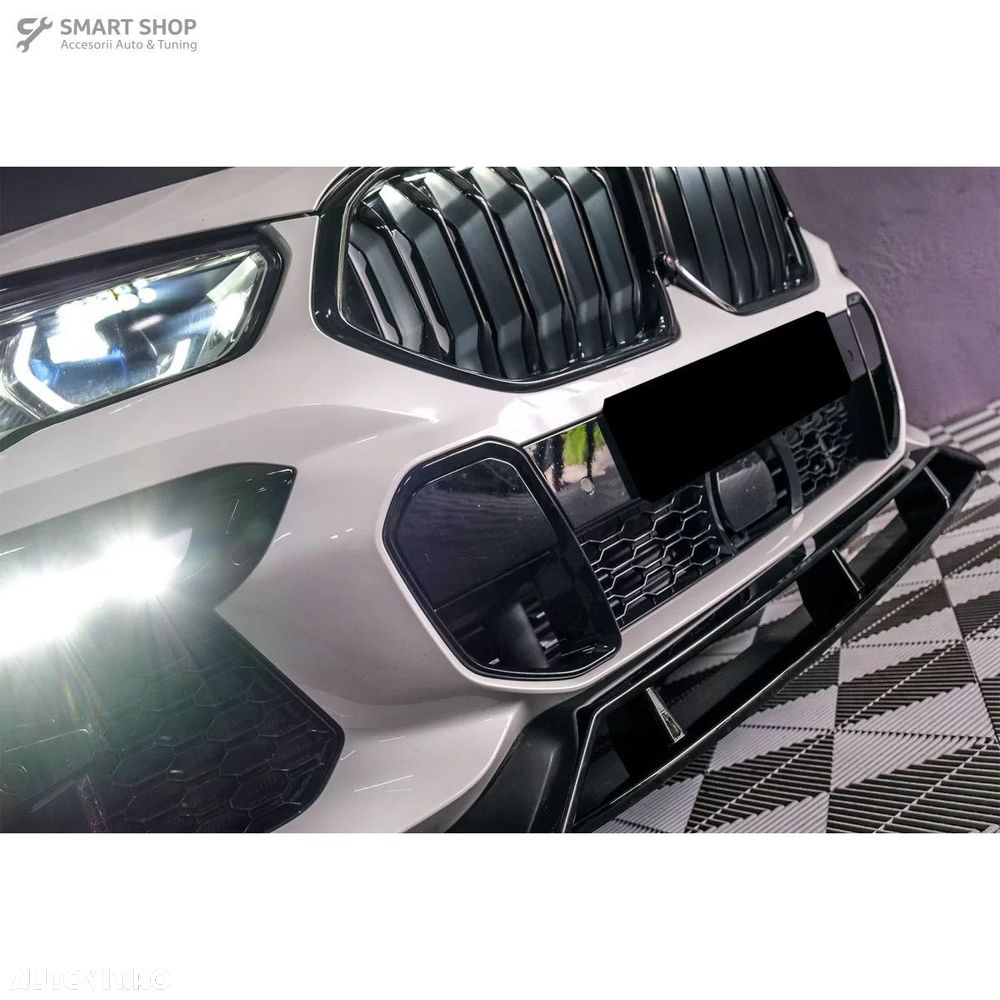 Prelungire Bara Fata BMW X6 G06 (2019-2023) Negru Lucios - 8