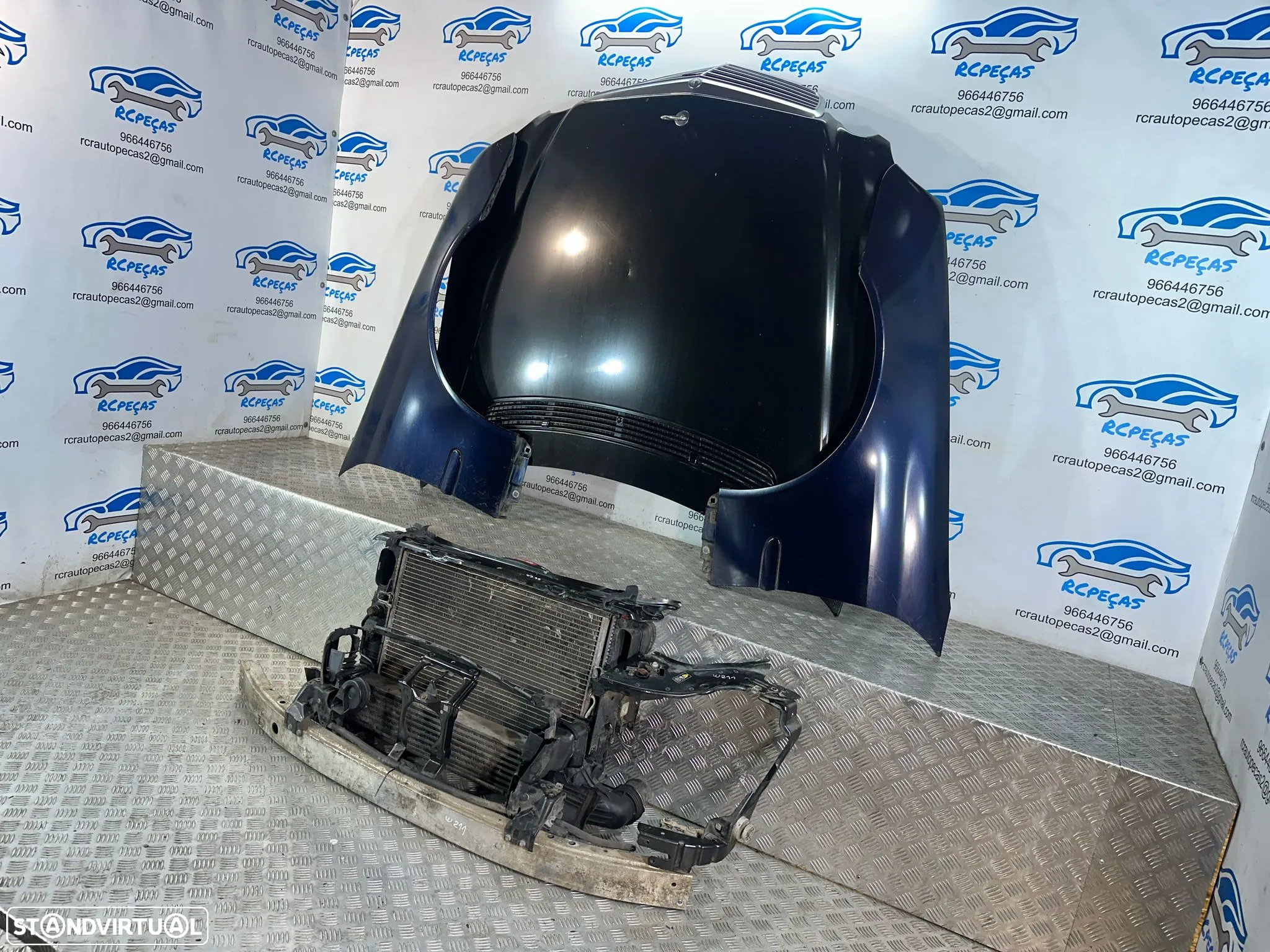 .Frente Completa Original Mercedes Benz W211 Xenon Facelift 2.1 CDi 220 CDI OM646 646811 Diesel 2006 - 2009 - 7