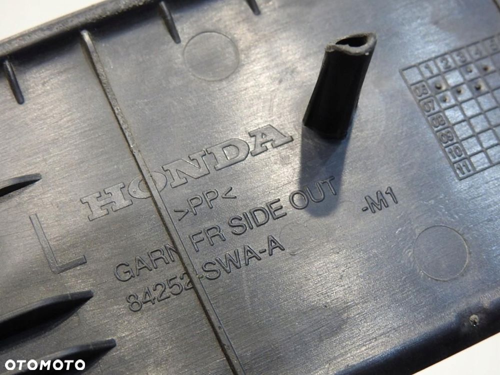 NAKŁADKA LISTWA PROGOWA LEWY PRZÓD HONDA CR-V III 84252-SWA-A - 5