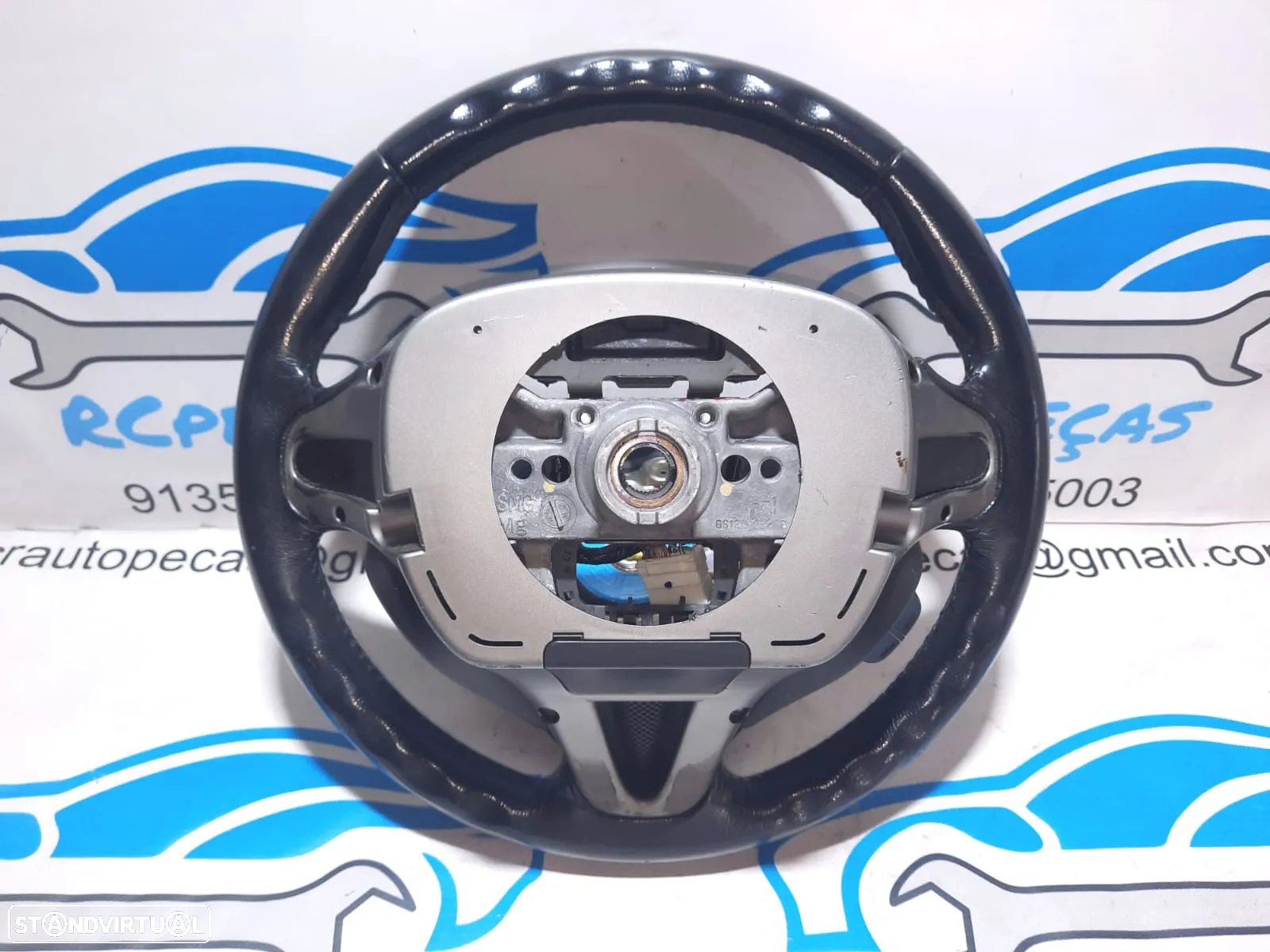 VOLANTE GUIADOR COMPLETO HONDA CIVIC VIII 8 MK8 HATCHBACK FN FK FK3 78501SMGU51ZA PELE AIRBAG - 4