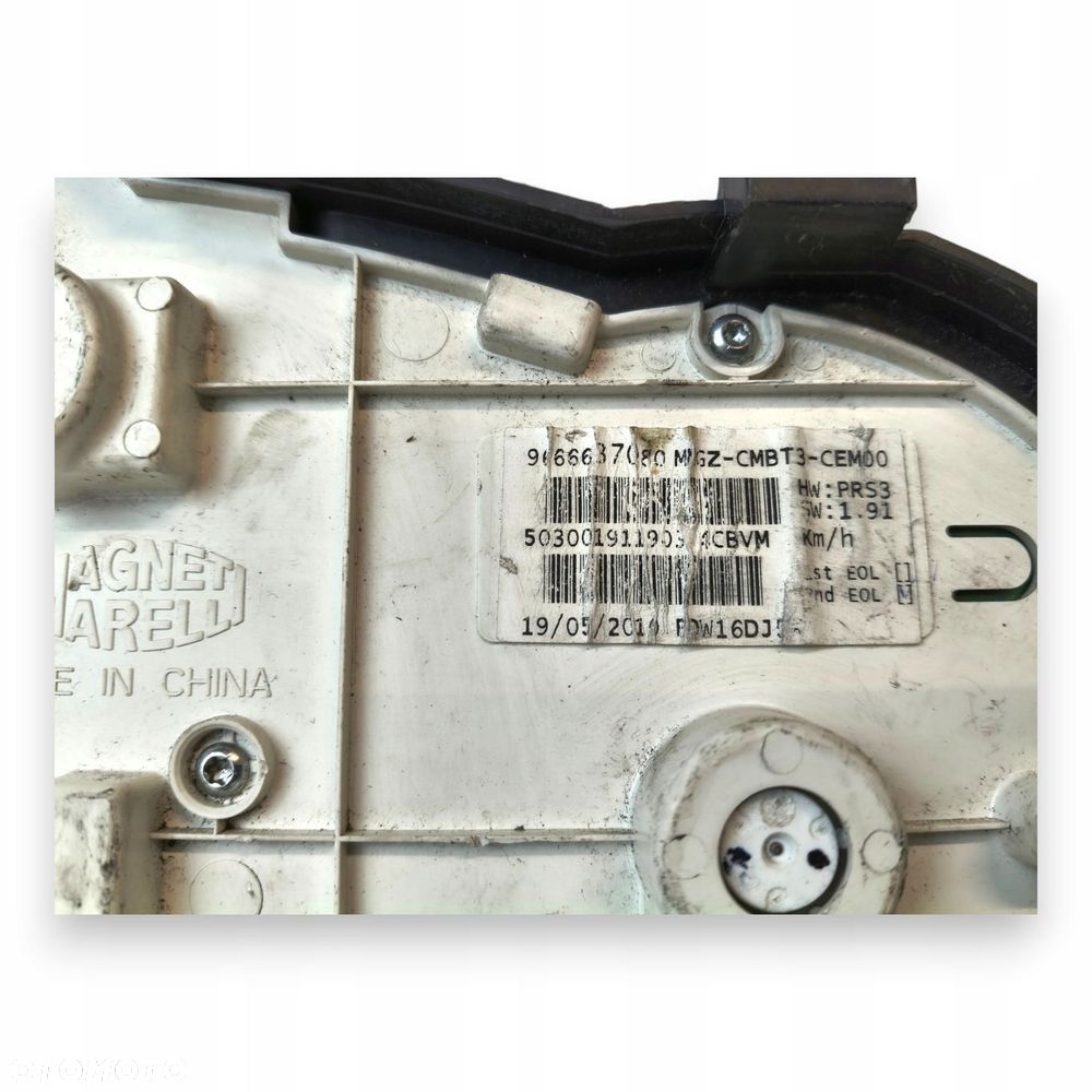LICZNIK ZEGARY 9666637080 Peugeot 206+ 1.4 HDI Diesel europa - 2