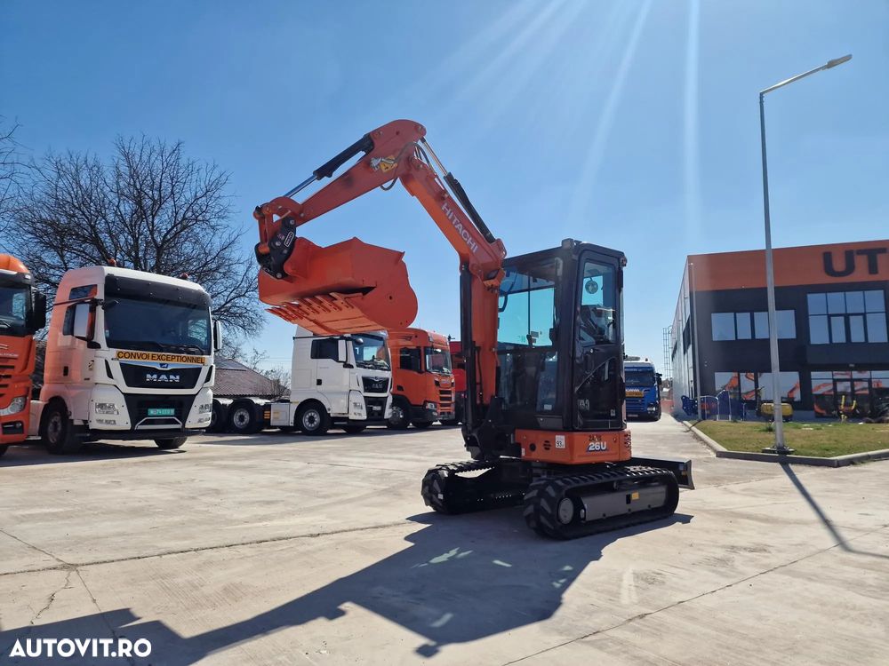Hitachi 2,8t, PROTMOTIE-CUPLA RAPIDA+3 cupe, ZX26U-6, 2025, Instalatia picon, Grantie 2 ani, Posibilitate leasing 5 ani-PROMOTIE 36.500 EUR+Tva - 28