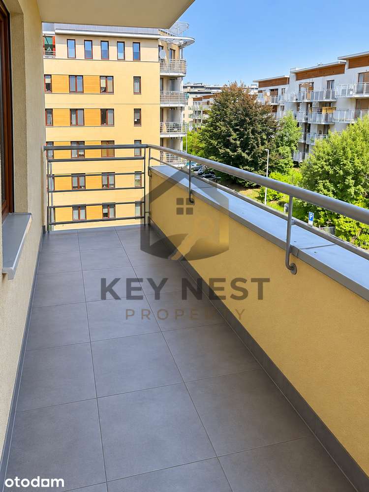 2 pok| 52 m² |duży balkon | 2 garderoby | blisko UJ i Czerwonych Maków