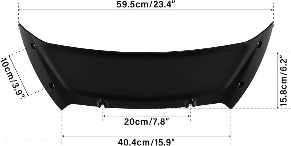 Szyba Harley Davidson Touring CVO Road Glide FLTR 23-25 - 6