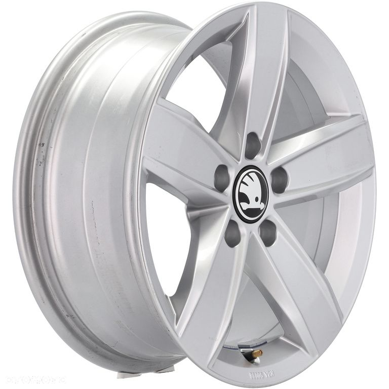 4x OEM Felgi 16 SKODA Karoq Octavia II III IV Superb Yeti m.in. do AUDI A3 8p 8v A4 b7 - 7N0071496C - 9