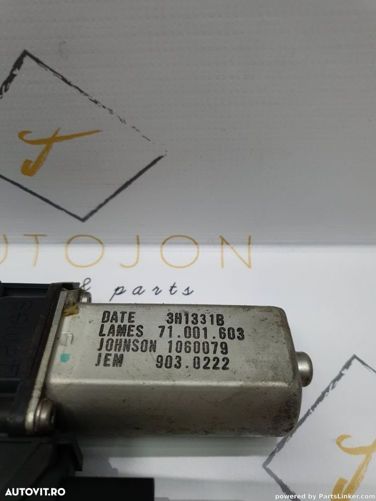 Motoras macara geam dreapta spate BMW 3 V (E90) [ 2004 - 2012 ] 320 i (N46 B20..) 110KW|150HP OEM 1060079 - 3