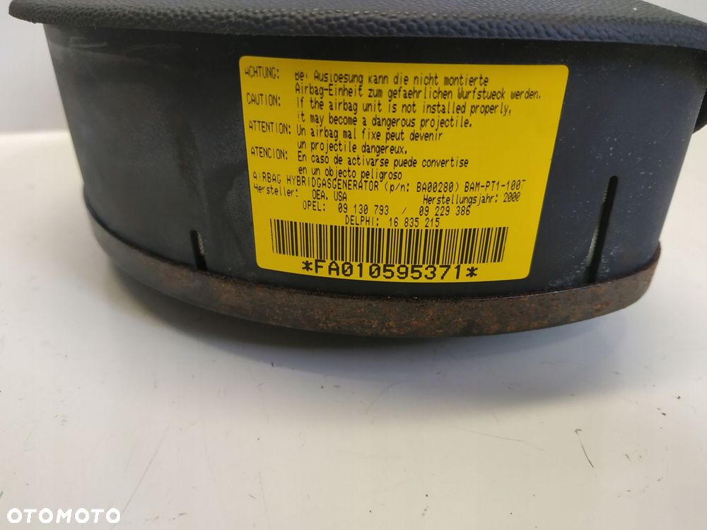 OPEL CORSA C 01- PODUSZKA POWIETRZNA KIEROWCY - 4