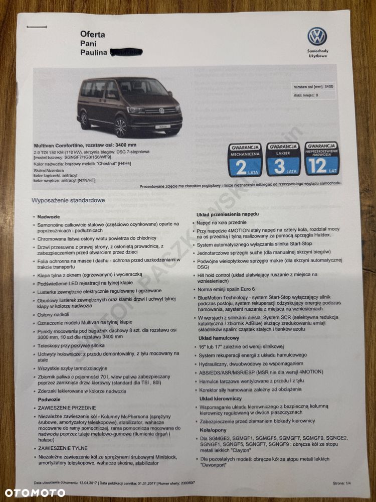 Volkswagen Multivan 2.0 TDI L1 Comfortline 4Motion DSG - 20