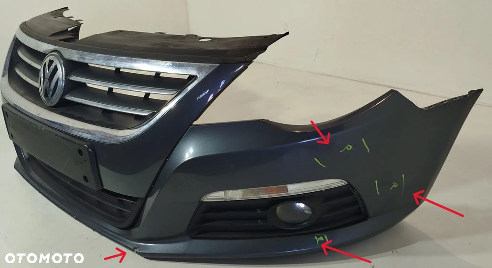 zderzak przedni przód grill VW PASSAT CC 08-11 LV7X - 2