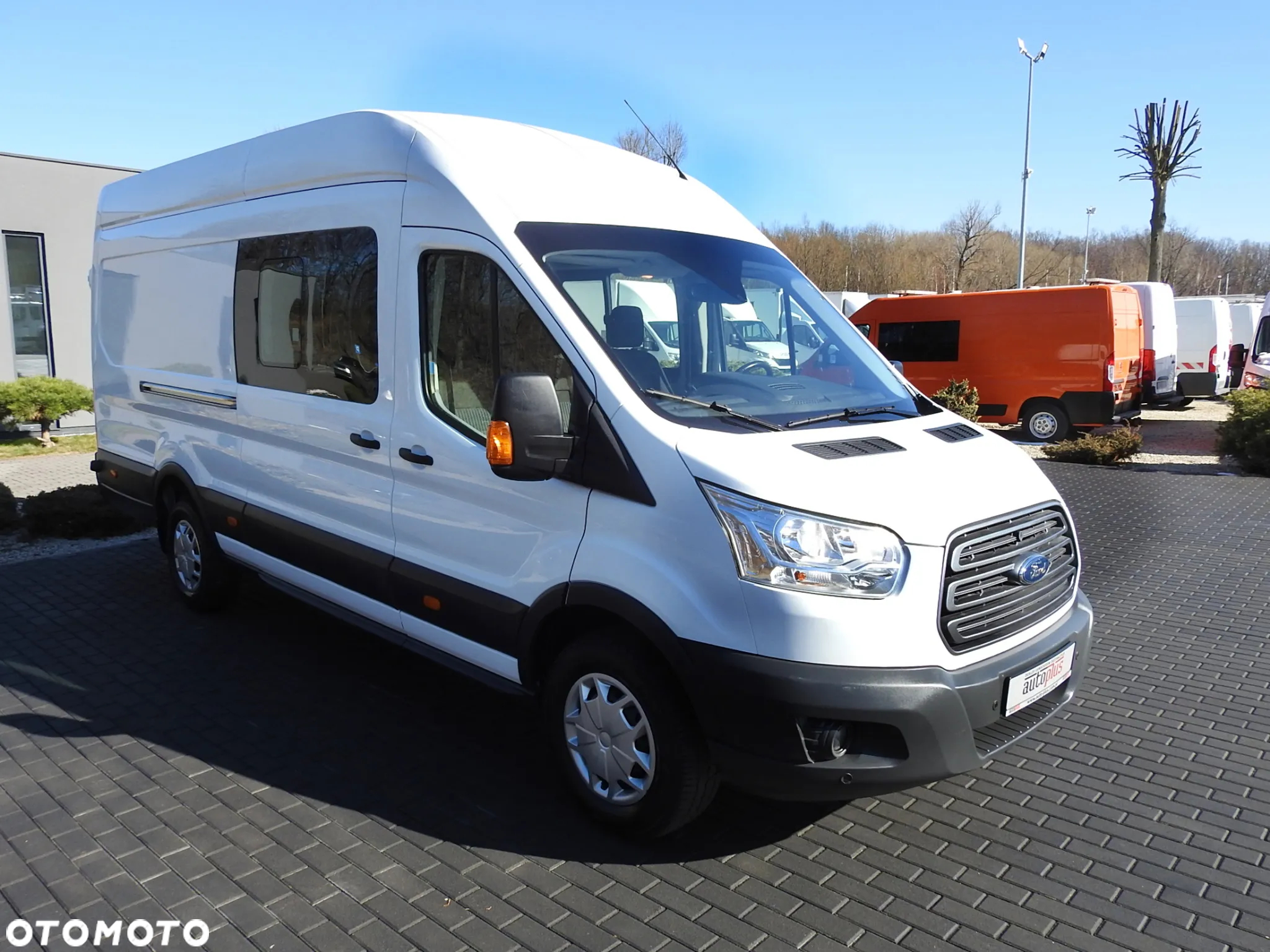 Ford TRANSIT  FURGON BRYGADÓWKA 6 MIEJSC TEMPOMAT NAWIGACJA LEDY KLIMATYZACJA 130KM [ D87143 ] - 5
