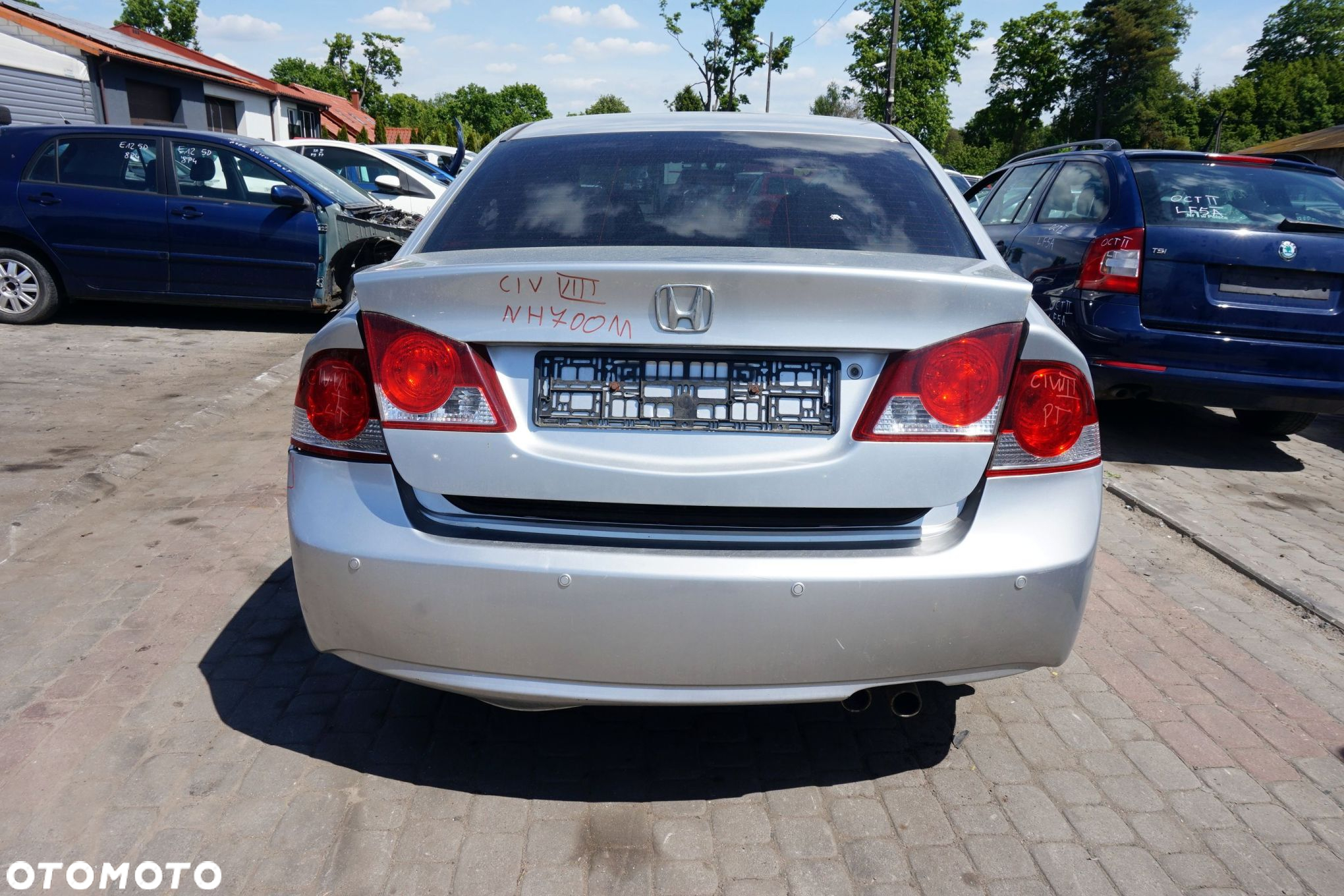 HONDA CIVIC VIII SEDAN 2006 NH700M 1.8 16V R18A2 140KM PHE40 SREBRNY na części - 4
