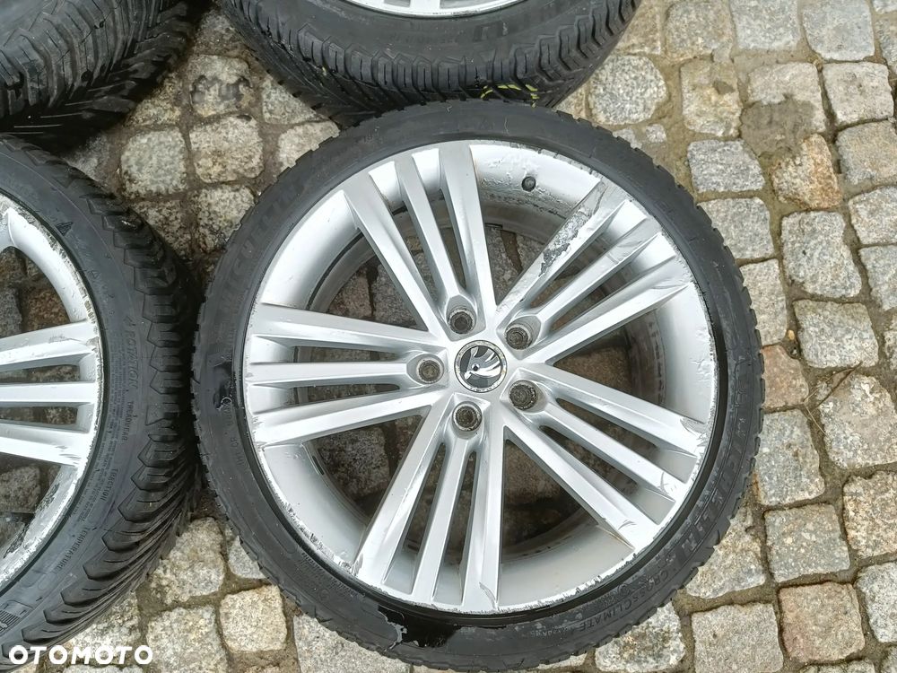 Felgi Aluminiowe 18 Skoda Superb 5x112 ET46 3T0601025T Koła Seat Audi VW - 21