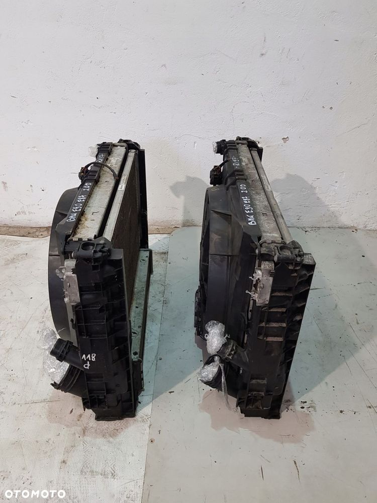 komplet chłodnic wentylator 7801993 bmw e87 e90 e91 2.0d - 9