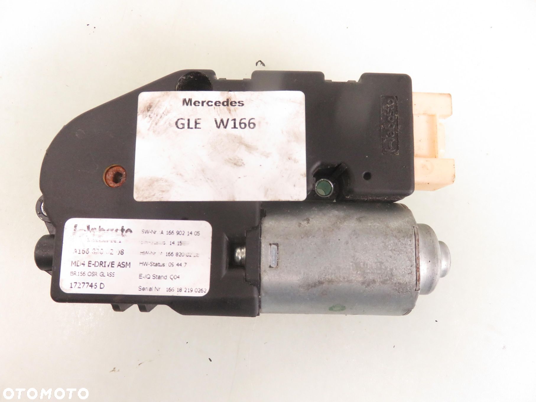 SILNICZEK SZYBERDACHU MERCEDES GLE W166 A1669021405 5DS93444000 - 2