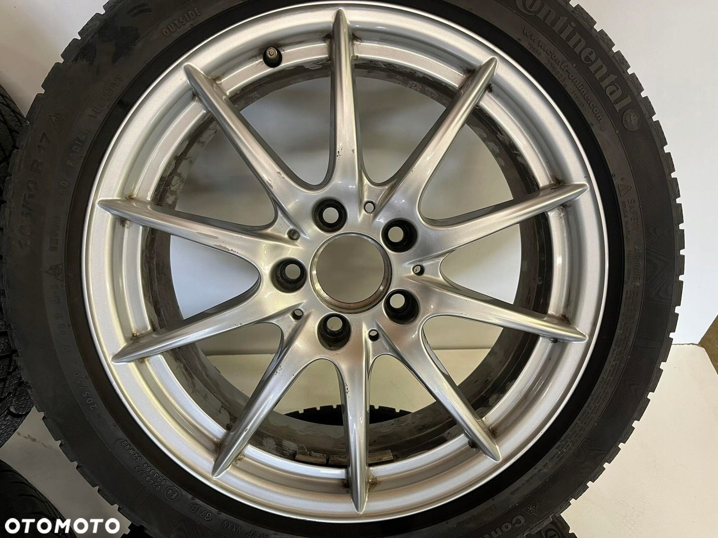 MERCEDES B KLASA W246 CLA W117 KOŁA OPONY ZIMOWE 6.5JX17 ET49 205/50/17 93H - 3
