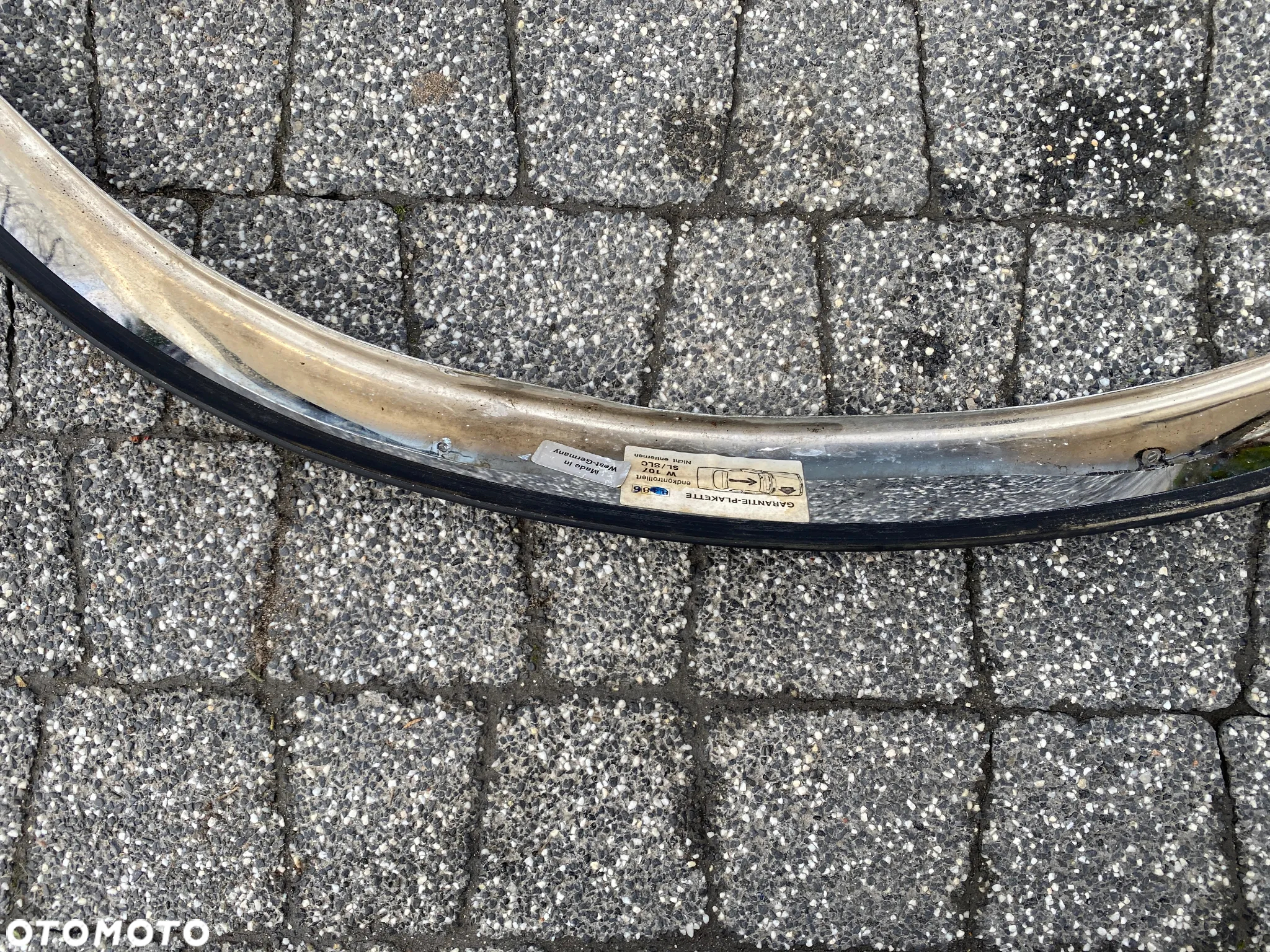 NADKOLE CHROM LEWE PRAWE TYŁ PRZÓD CHROM MERCEDES W107 R107 C107 SLC - 37