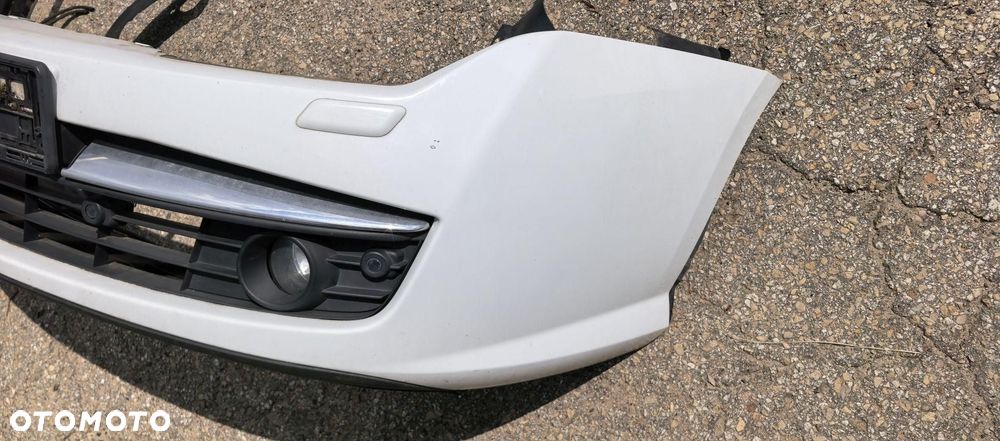 ZDERZAK PRZEDNI  PRZÓD KOMPLETNY BIAŁY RENAULT LAGUNA 3 III SPRYSKI XENON - 7