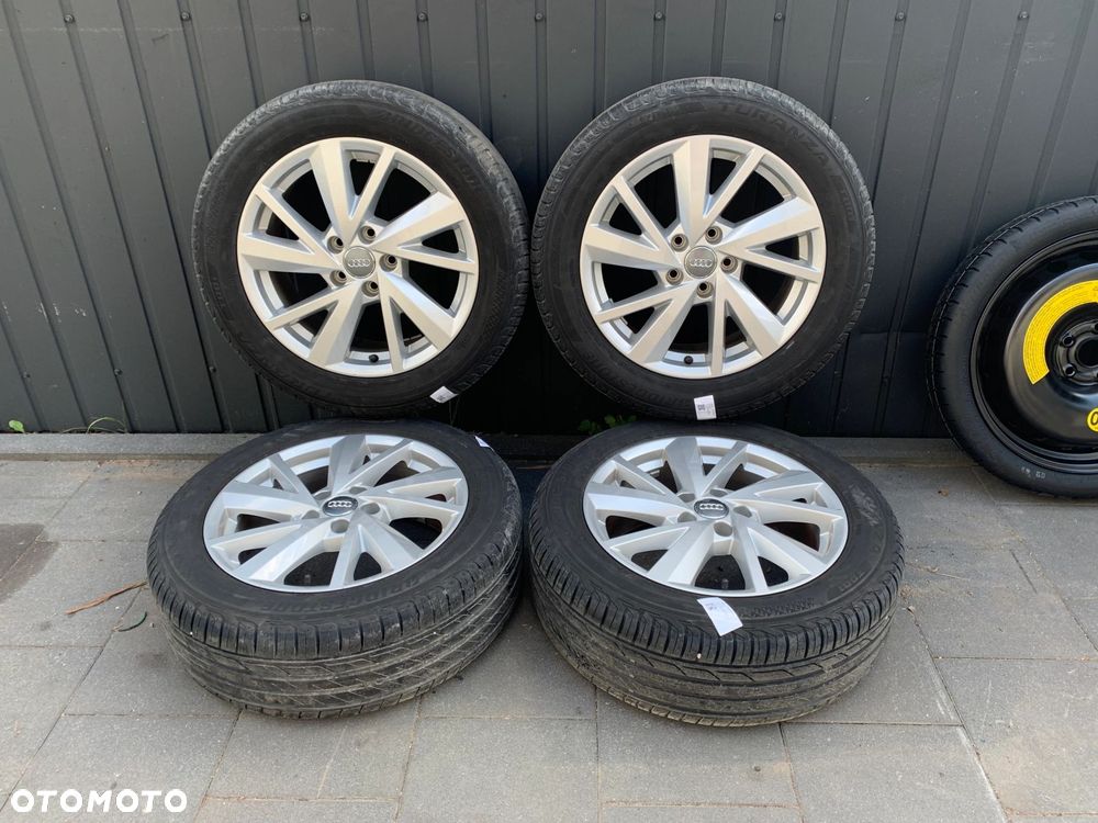 KOŁA FELGI OPONY 17 LATO BRIDGESTONE TURANZA AUDI Q2 81A 215/55/17 JAK NOWE 81A601025C - 1