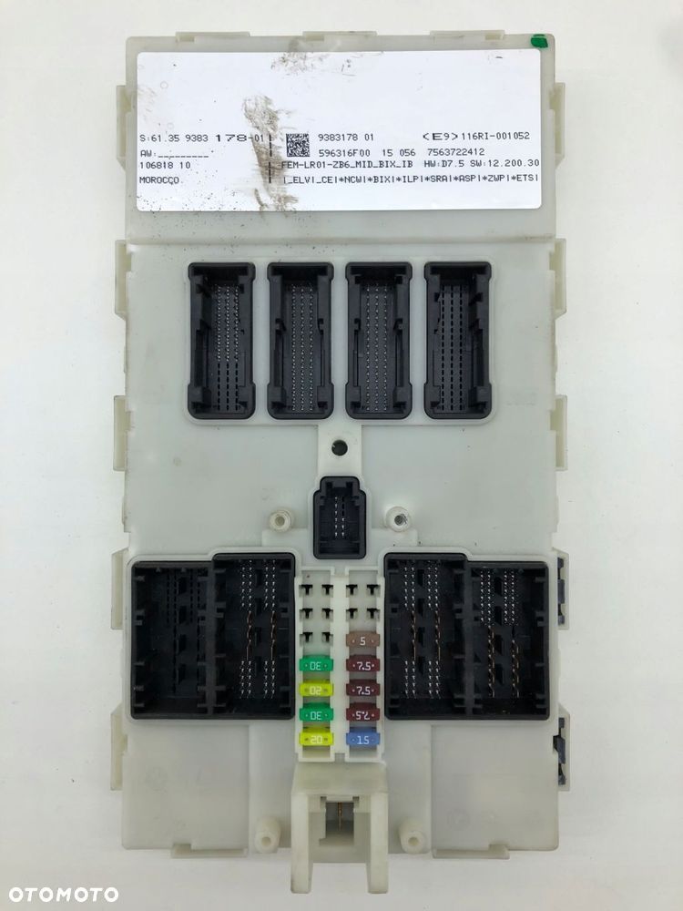 BMW F30 F31 F32 F36 MODUŁ STEROWNIK BDC FEM 9383178 - 1