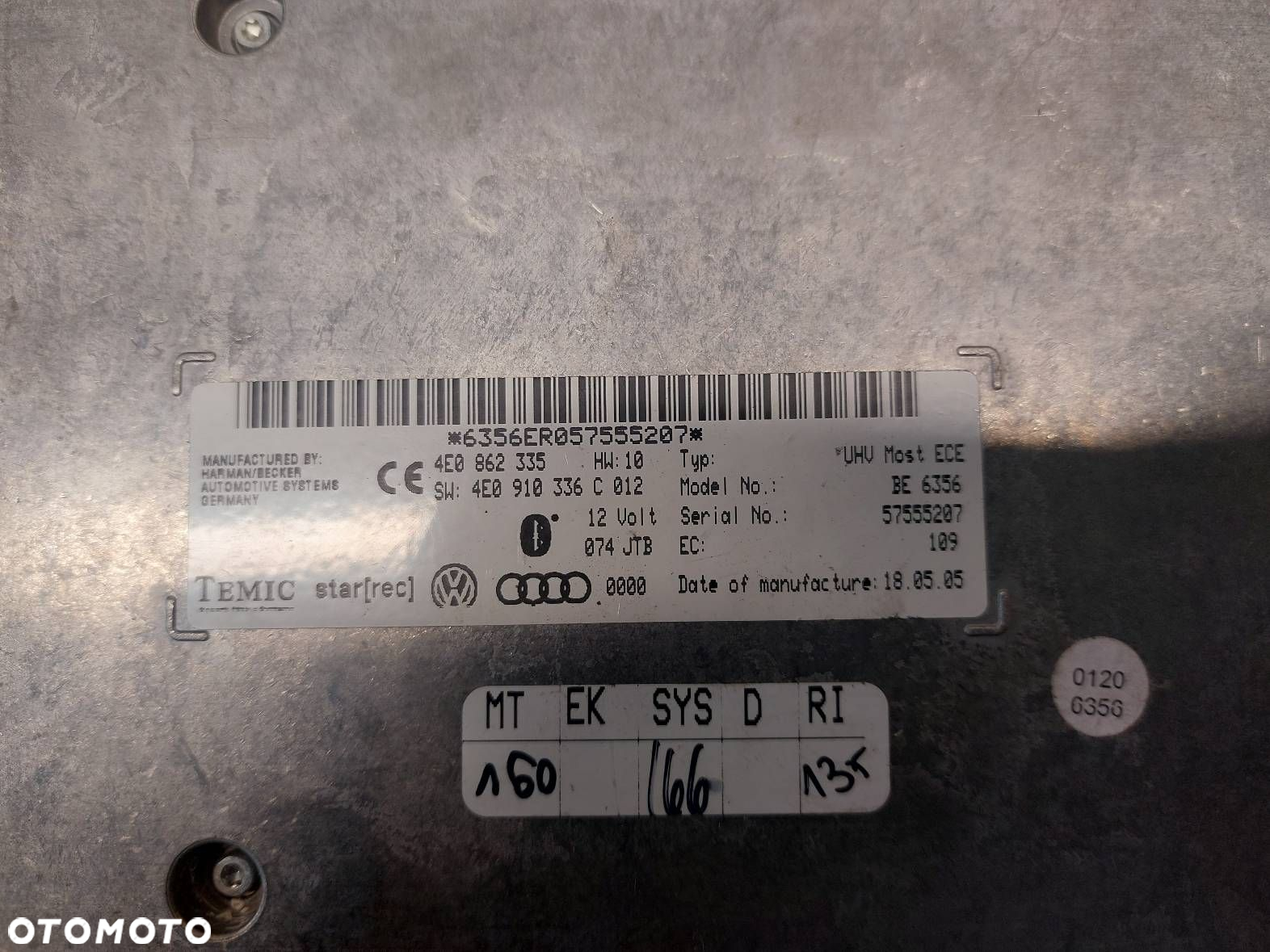 MODUŁ BLUETOOTH AUDI A6 C6 4E0862335 8P0035503E - 2