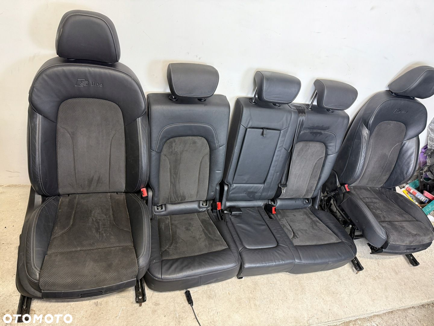 KOMPLET FOTELI FOTELE AUDI Q5 8R S LINE ELEKTRYCZNE - 3