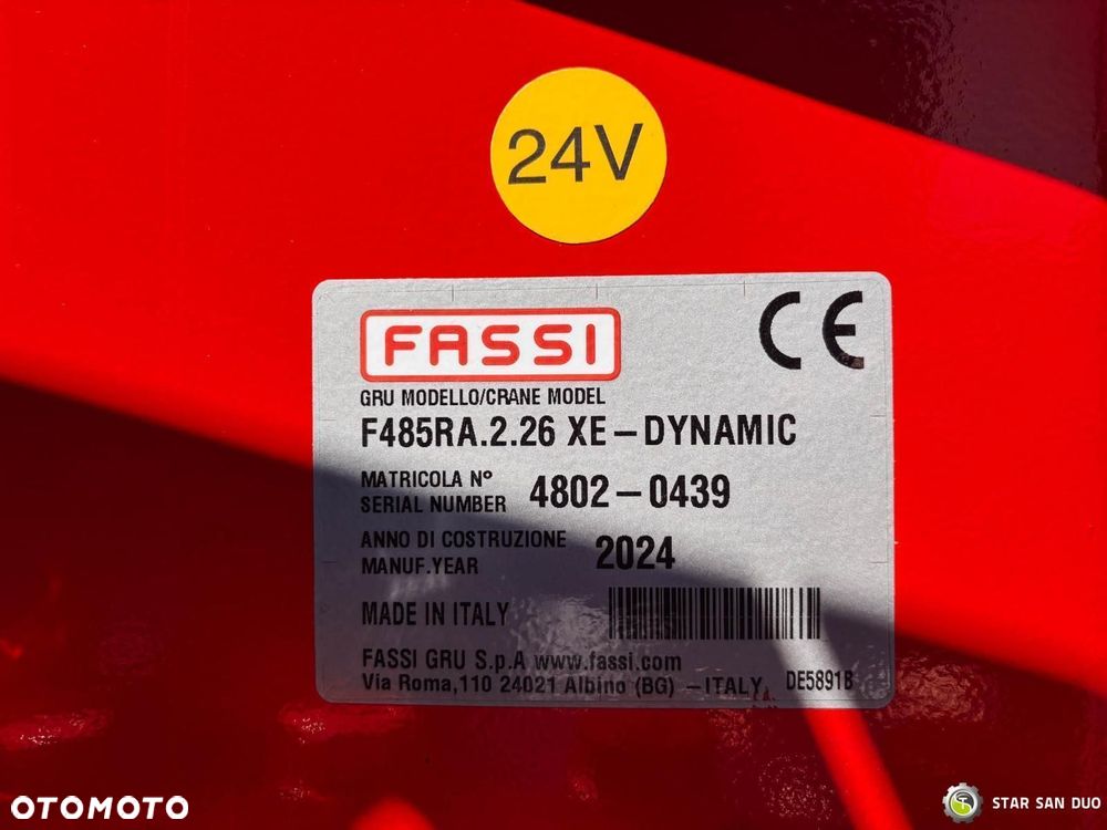 Mercedes-Benz ACTROS 3351 6x4 Fassi F485 Nowy ! Żuraw HDS Crane - 22