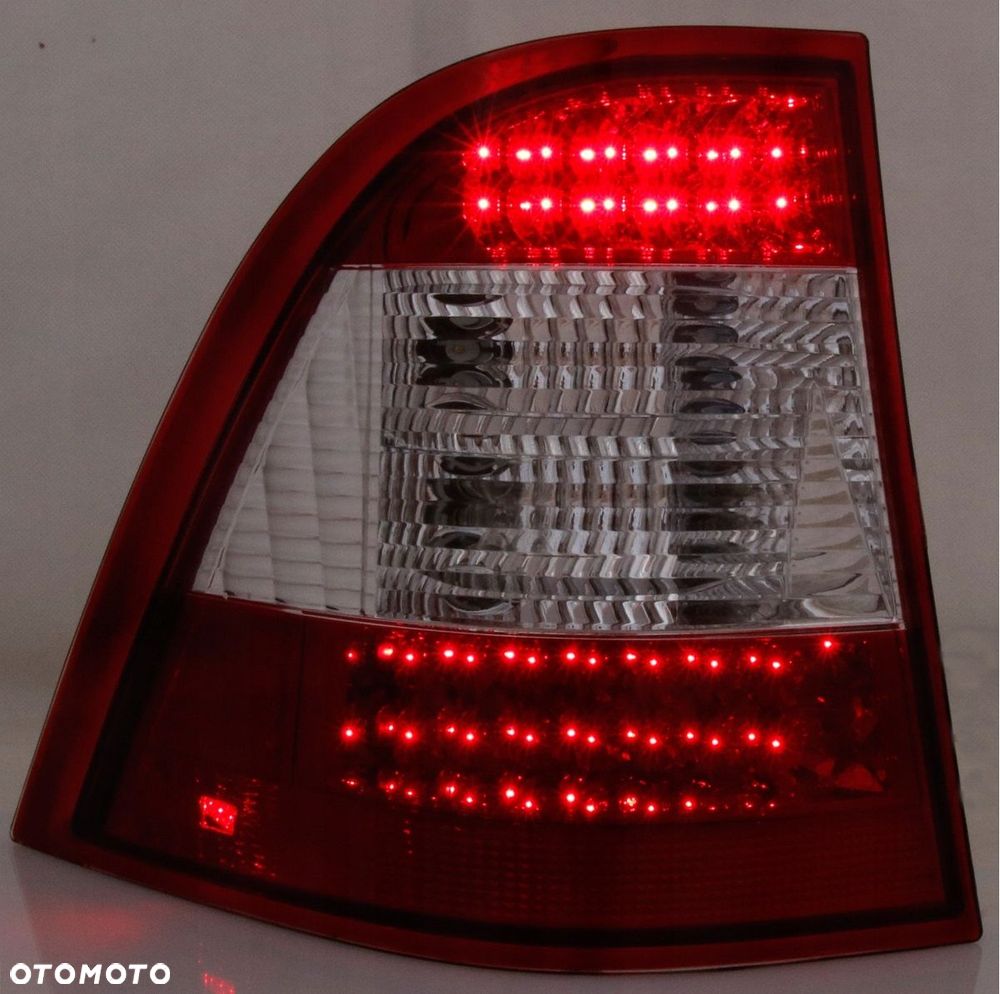Lampy tyl ne kpl Led Red White Clear Tuning Mercedes ML 163 w163 1998-2005 - 4