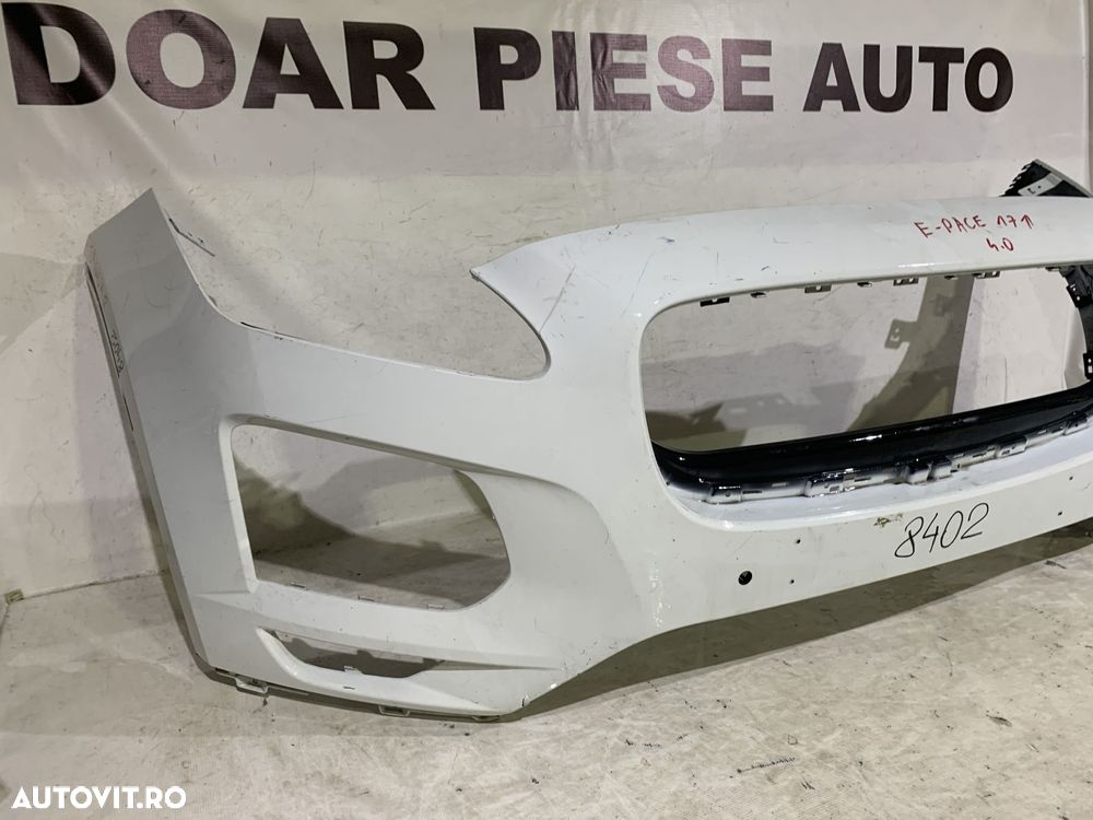 Bara fata Jaguar E-Pace, 2017, 2018, 2019, 2020, 2021, 2022, 2023, cod origine OE J9C3-17F003-AA, cu gauri pentru senzori de parcare (4). - 14