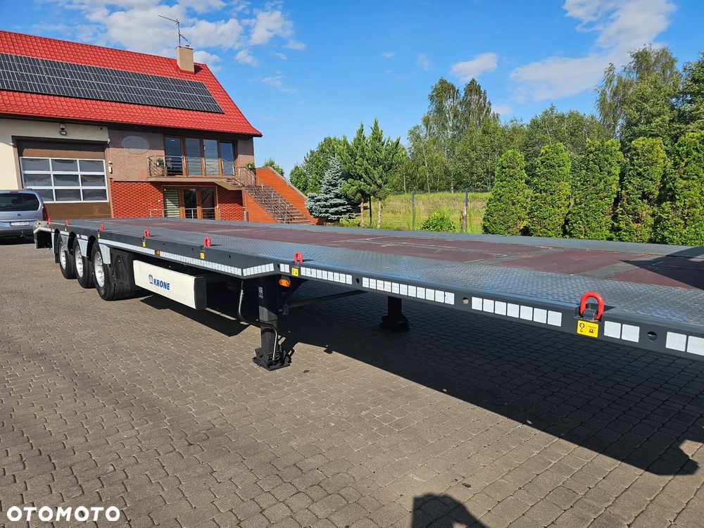 Krone LAWETA PLATFORMA NISKOPODWOZIE 3-osiowa Mało uzywana! - 2
