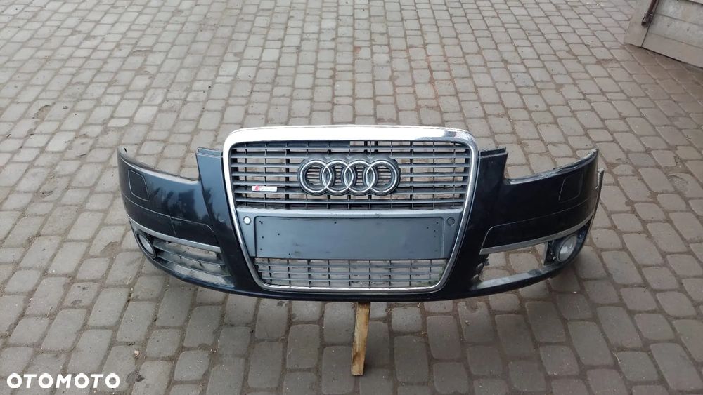 ZDERZAK PRZÓD Przedni Kompletny PDC Spryskiwacze AUDI A6 C6 - 1