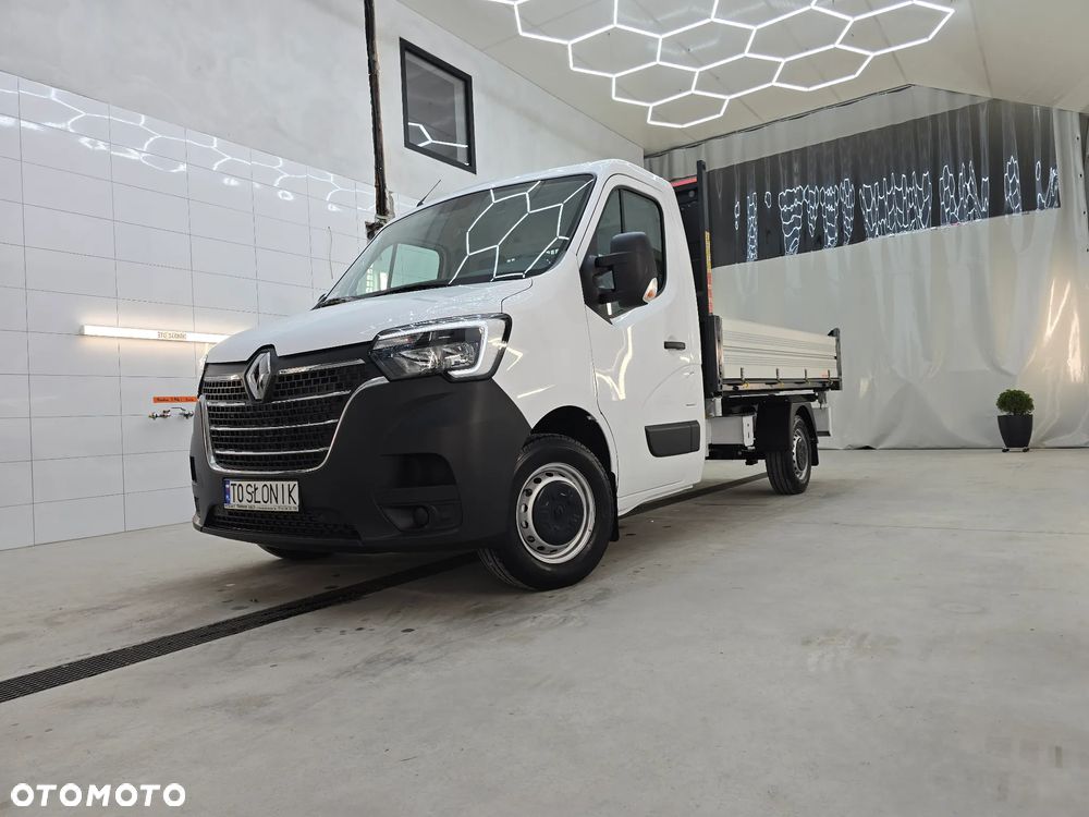 Renault MASTER 17Km WYWROTKA 3 STRONNA 1011Kg Ładowność SILNIK 2,3 AUTO NIE UŻYWANE NA GWARANCJI STAN NOWY NOWY NOWY SALON POLSKA TO SŁONIK BOGATE WYPOSAŻENIE HAK LEDY KLIMA TEMPOMAT - 11