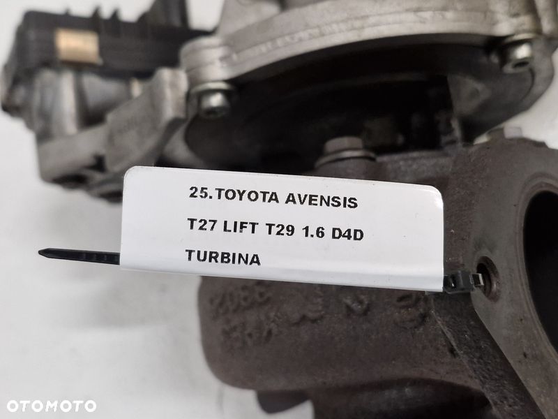 TOYOTA AVENSIS T27 LIFT T29 1.6 D4D TURBINA TURBOSPRĘŻARKA TURBO 54359700066 - 11