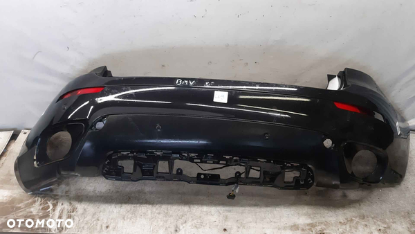 ) ZDERZAK TYŁ TYLNY BMW X6 E71 BLACK SAPPHIRE CZARNY PDC CZUJNIKI