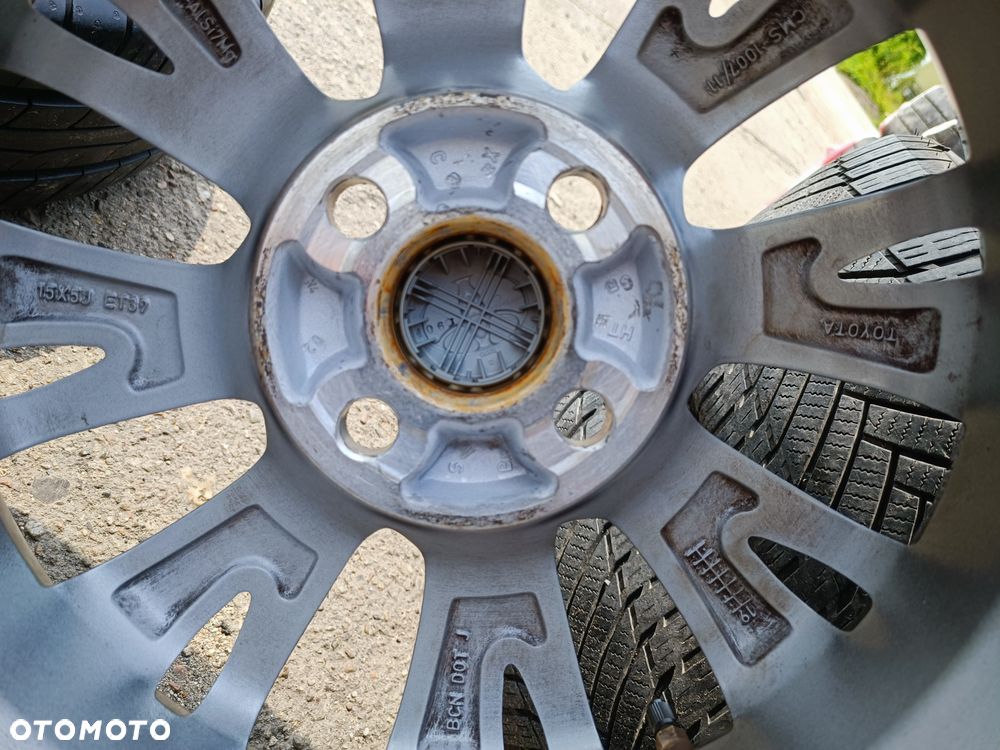 4x100 Felgi Aluminiowe Alufelgi Oryginalne 15 Koła Letnie Lato KIA HYUNDAI MAZDA SUZUKI Alto BALENO SWIFT SPLASH LIANA IGNIS DAIHATSU TOYOTA Aygo II 2 iQ YARIS II 2 III 3 175/65R15 - 12