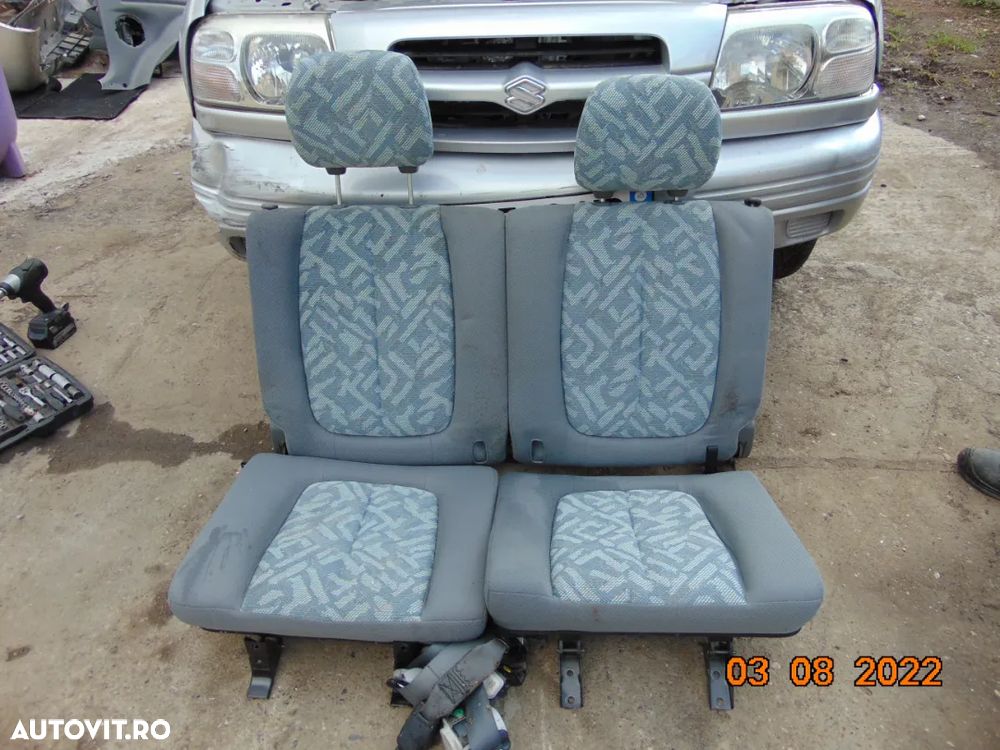 bancheta spate Suzuki Grand Vitara 1999-2005 banchete spate cu centuri suruburi dezmembrez - 1