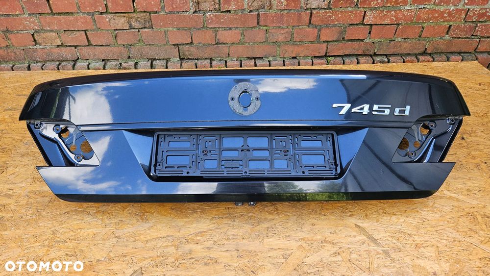 BMW 7 E65 LIFT Klapa bagażnika Czarna SCHWARZ 2 668 - 3