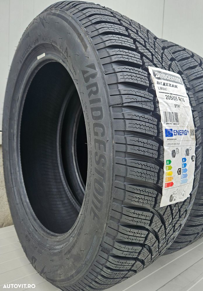 205/55 R16, 91H,BRIDGESTONE Blizzak LM-005, Anvelope de iarna M+S - 3