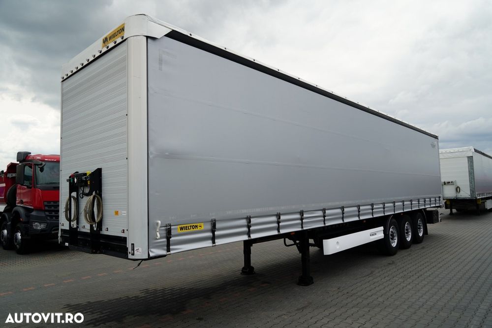 Wielton / SEMIREMORCĂ CU PRELATĂ (CURTAINSIDER) / STANDARD / AXĂ RIDICABILĂ / - 3