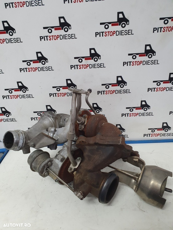 Turbosuflanta Mercedes Benz Biturbo C,E,C220,c250,w204,w212, A6510904580 , A6510905780 2009 2010 2011 2012 - 6