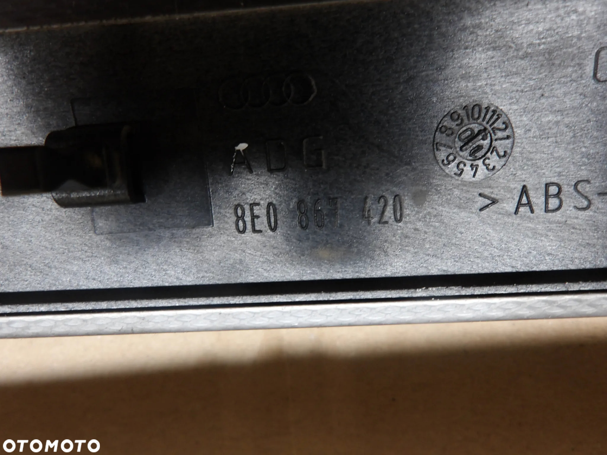 AUDI A4 B6 01-04 KOMBI LISTWA DRZWI PRAWY LEWY PRZÓD TYŁ 8E0867410 - 5