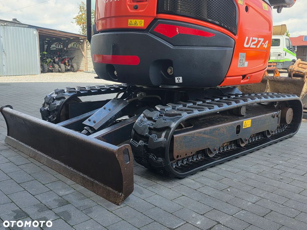 Kubota U 27 - 4 mini koparka Kubota sprowadzona 5 łyżek szybkozłącze piękna w oryginale 1 właściciel najdłuższe ramie long - 16