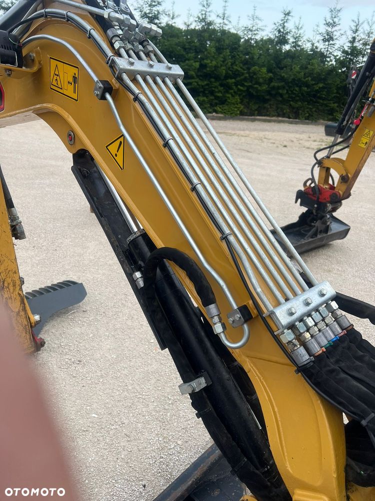 Caterpillar MINIKOPARKA CAT 302,7 gąsienicowa 2x łyżka Grabie WIERTNICA widły 303,5 Catepillar 305 koparka 3 5 tony sprowadzona 1 właściciel po serwisie BOBCAT SANNY YANMAR JCB KUBOTA mini koparka - 7