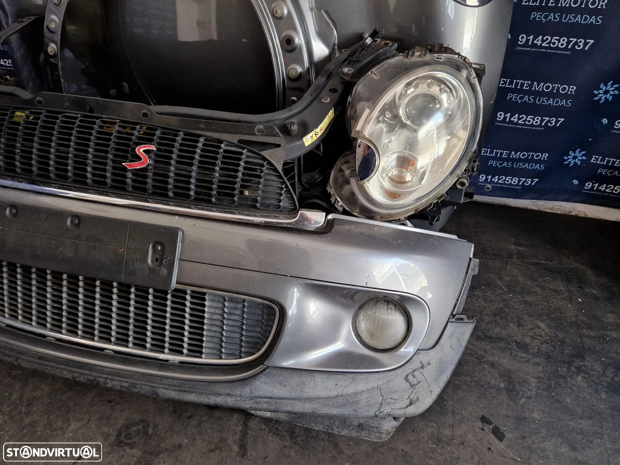 Frente completa usada MINI COOPER S R56 XENON R55 R57 capot parachoques oticas guardalamas - 6