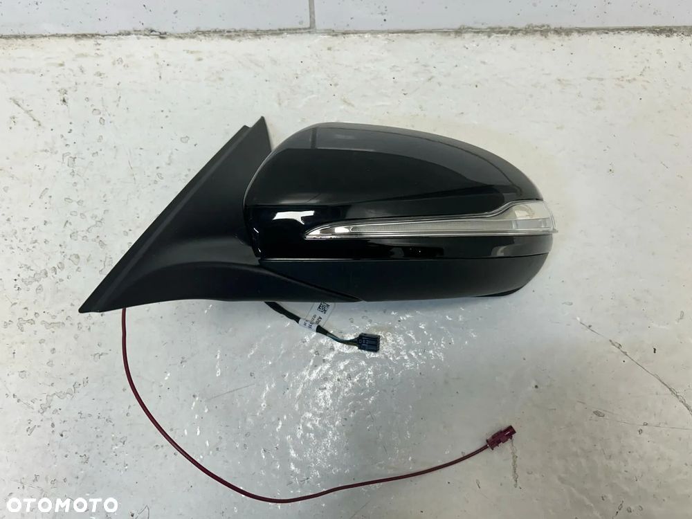 MERCEDES C KLASA W205 LUSTERKO ZEWNĘTRZNE LEWE 7 PIN + 1 PIN ANTENA ASFERYCZNE KOMPLETNE ORYGINAŁ - 3