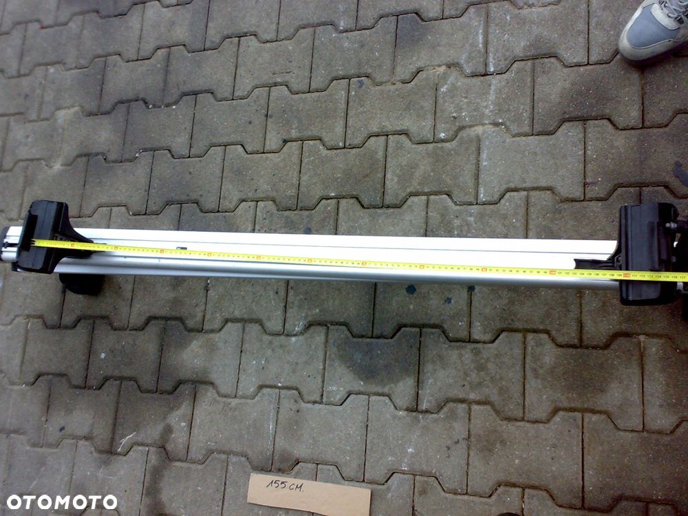 relingi dachowe thule mocowania bagażnika 155cm. jak nowe - 5